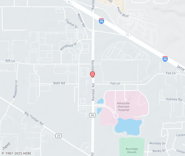 Location Map: 1600 North Randall Rd Elgin, IL 60124